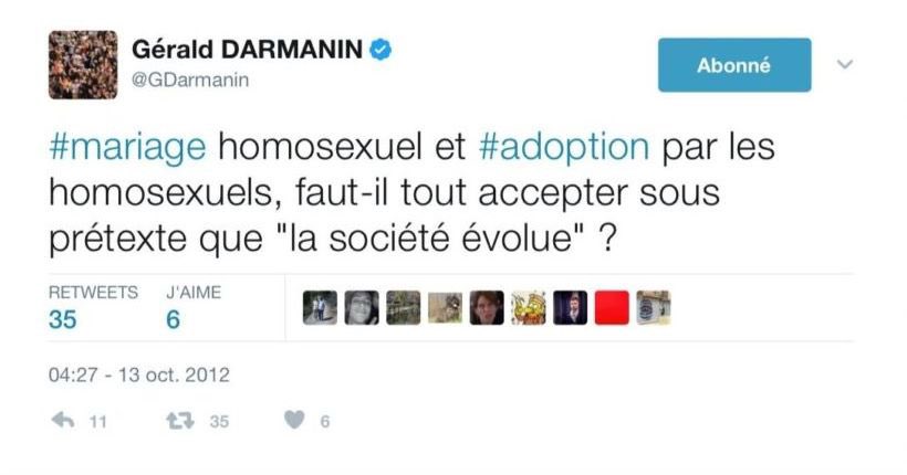 Internet se souvient, monsieur Darmanin.