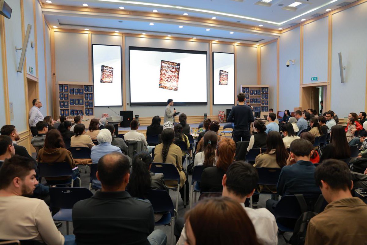 FarengeytPress's tweet photo. 📚 2026-yil 23-aprel, #WorldBookDay Butunjahon kitob kunida O‘zbekiston Milliy kutubxonasida “Behalovat avlod” kitobi mavzusiga bag‘ishlangan ochiq va qizg‘in muhokama uchrashuvi bo‘lib o‘tdi. 

Kichik foto reportaj:🧵⬇️ 1/ https://t.co/aKn2OiwuNB