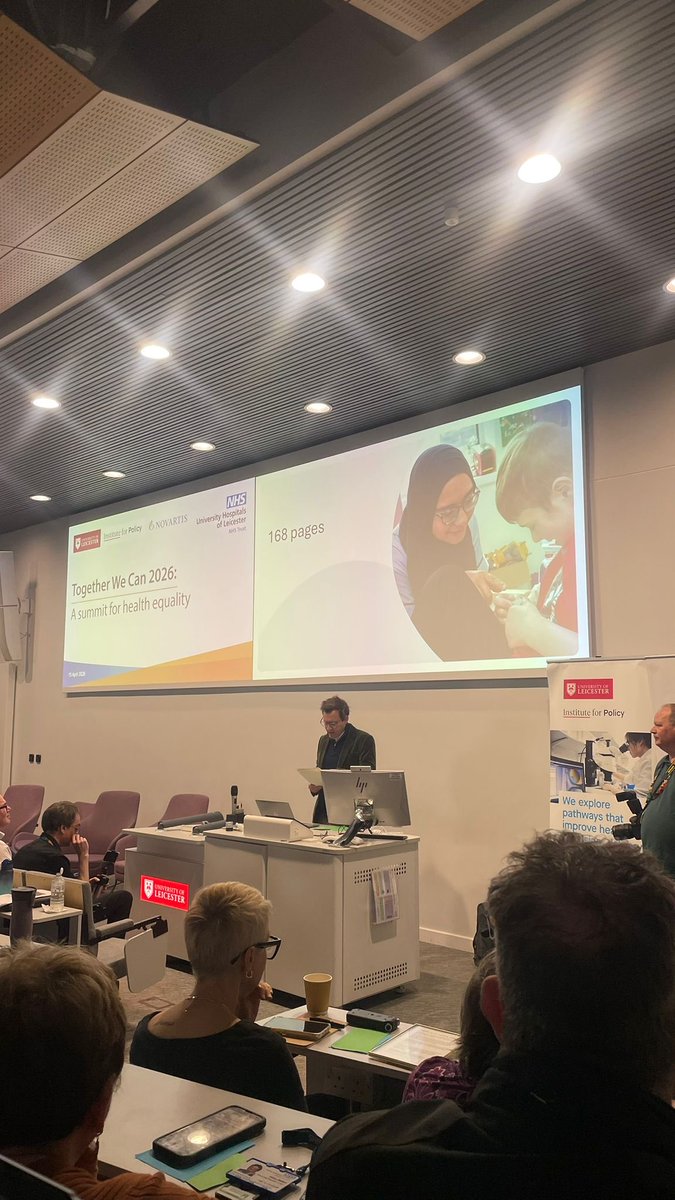 TheSDSltd's tweet image. Last week, SDS were invited to 'Together We Can 2026: Health Equality Summit by @Leic_hospital (UHL). It was a valuable opportunity to highlight the effective approaches to tackling health inequality in communities in Leicester #TogetherWeCan #HealthInequalities #NHSLeicester