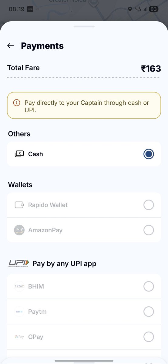 Thakran92's tweet photo. @rapidobikeapp @RapidoCares how to i use my rapido wallet amount https://t.co/0gBiI0MVV2