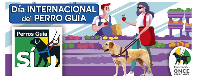 ONCE_oficial's tweet photo. Los #PerrosGuíaONCE reclaman su derecho de acceso a establecimientos de alimentación

‘Perros guía, sí’, lema de la reivindicación en cinco millones de cupones de la ONCE, con motivo del Día Internacional del Perro Guía (29 de abril)

https://t.co/SsJo3r5V4E

#SiempreCaminandoJuntos 👣🐾 #FOPG
#DerechoDeAcceso #PerrosGuíaSÍ #PerrosGuía