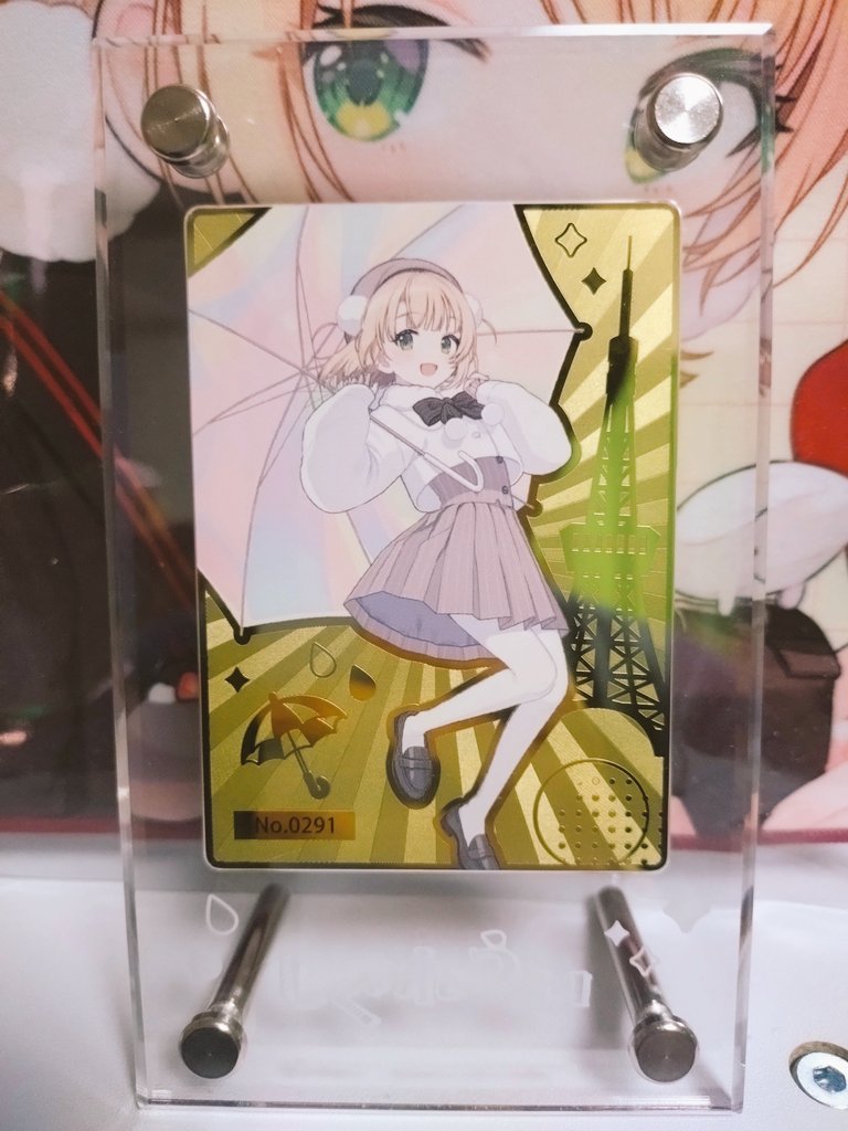 しぐれうい先生と東京タワーコラボのPAMCプレミアムアートメタルカード