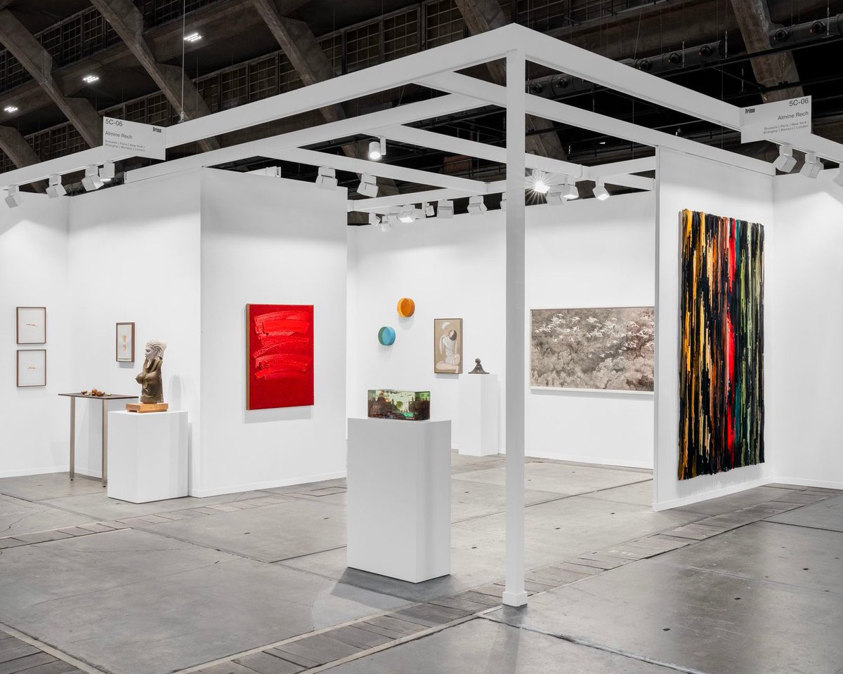 AlmineRech's tweet photo. #ArtBrussels has kicked off! Visit us at #Booth5C06 until Sunday, April 29, 2026, to see our presentation. The gallery brings together artists whose practices explore perception, memory, and the transformation of images across different media.

•

#Brussels #Belgium #AlmineRech https://t.co/kN4Jmfjfc7