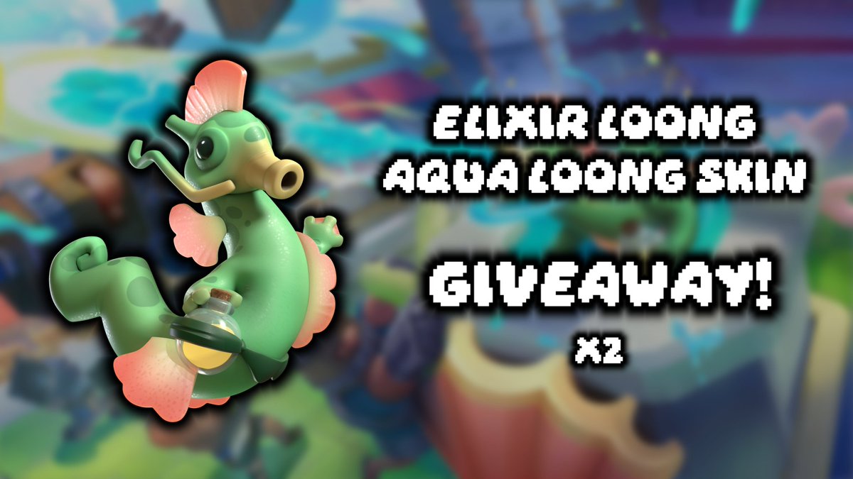 HollowParadigm7's tweet photo. Nearly forgot about the last 2 codes so here they are!
2x Aqua Loongs skins giveaway 🎁

To Participate, subscribe to my YT
https://t.co/oCbJtUlTp2  

Like And Repost This Tweet
Post Screenshot for Proof 
Winners In 48 Hours⌛

#SupercellPartner #Clashroyale https://t.co/RUEPkOWLHJ