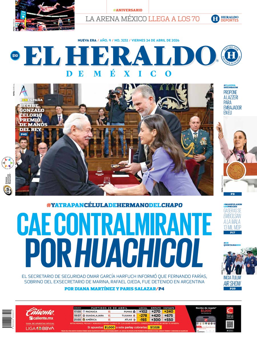 El Heraldo de México tweet media