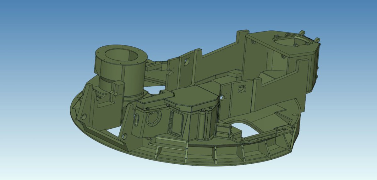 Base turret structure of Object 477, early variant.