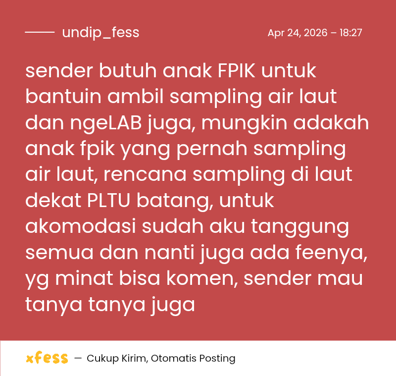 UNDIP MENFESS tweet media