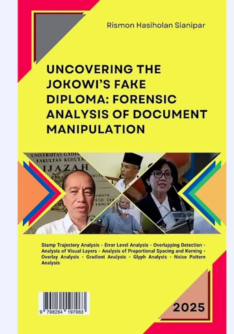RISMON MENIPU Pak Jokowi dan Gibran 
Ternyata dua buku yg dijadikan syarat RJ bagi RISMON, masih bisa dibeli du market place AMAZON sampai saat ini.