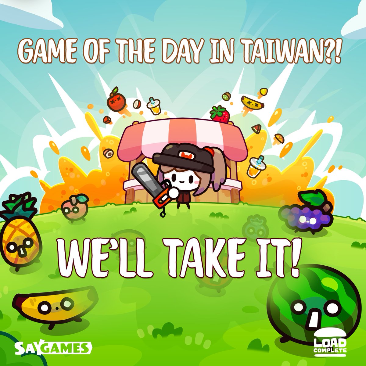 SayGames_Hub's tweet photo. Hey guys!

We’ve got a small (but very loud 😄) win to celebrate — Chainsaw has been featured as Game of the Day in Taiwan’s App Store 🇹🇼

We know it’s just one region, one day… but honestly? Moments like this mean a lot to us. It’s a reminder that somewhere out there, people are playing, enjoying, and even spotlighting a game we had the pleasure to help bring to players — and that’s pretty awesome.

So yeah, we’re celebrating this one 🥳
Big thanks to everyone who plays, shares, and supports us — you’re the reason these “small wins” feel big.

More to come 💛