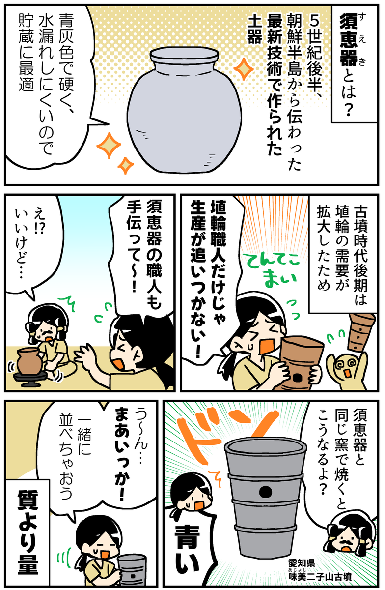 マンガでわかる!はにわ入門
はにわの「色」を知ろう!(2/3) 