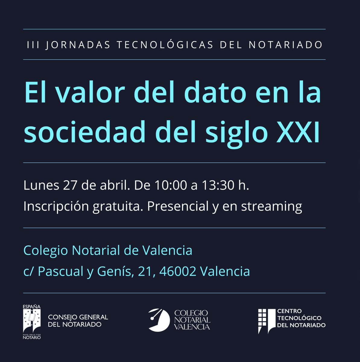Colegio Notarial Valencia tweet media