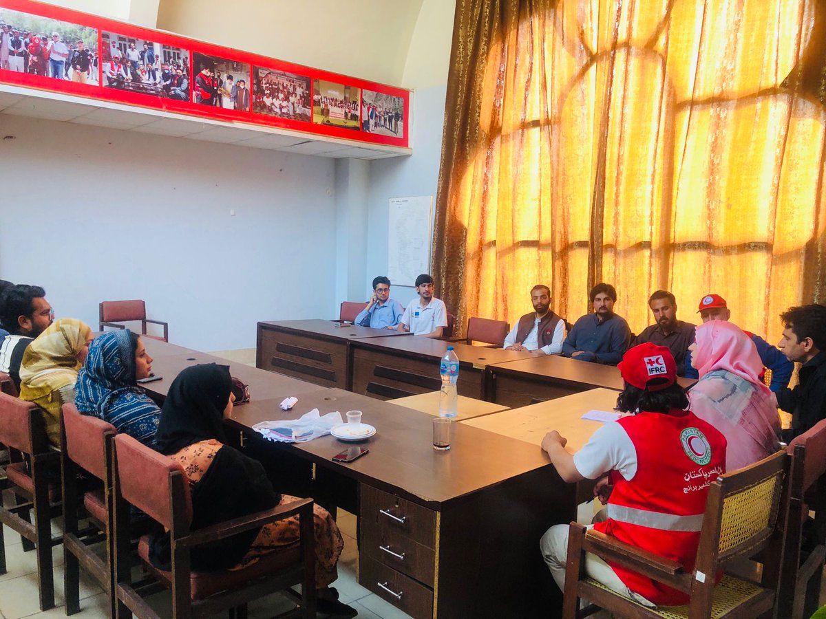 prcsajk's tweet photo. Stronger Teams Safer Communities
PRCS AJK held a District Level Coordination Meeting of ERTs &amp; FARs in Muzaffarabad. Secretary Gulzar Fatima stressed timely response saves lives. PC Yasir Josh briefed on First Aid Program activities.#AJK @ICRC @ifrc @IFRCAsiaPacific @PRC_official https://t.co/PT5gWsCZyq