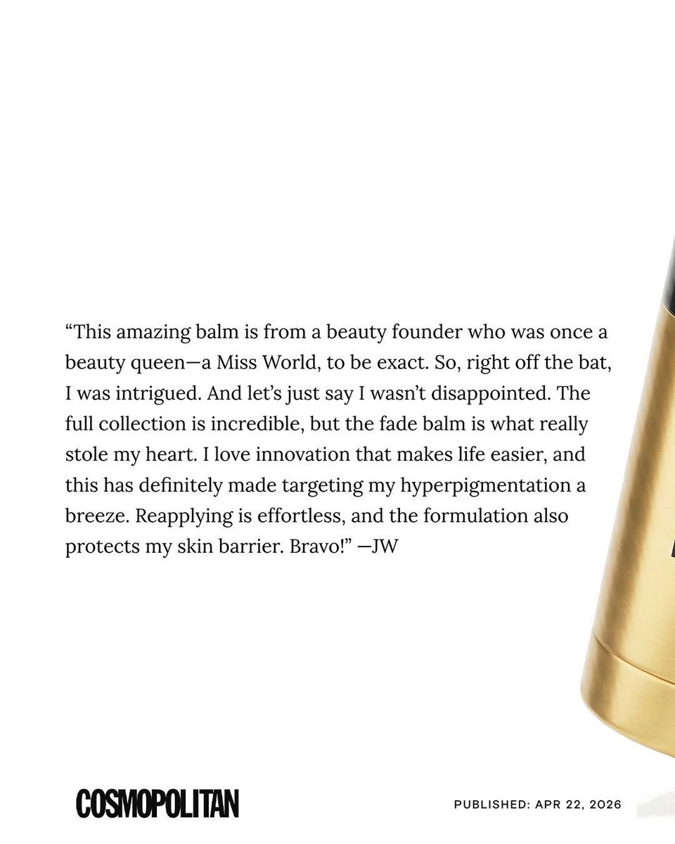 LisaHannaBeauty's tweet image. We didn’t build this brand to chase trends…
And now it’s in Cosmopolitan Best of Beauty 

Built to work with your skin.
Built to last.

Grateful doesn’t even cover it.

@Cosmopolitan 

#LisaHannaBeauty #Skincare #cosmopolitan