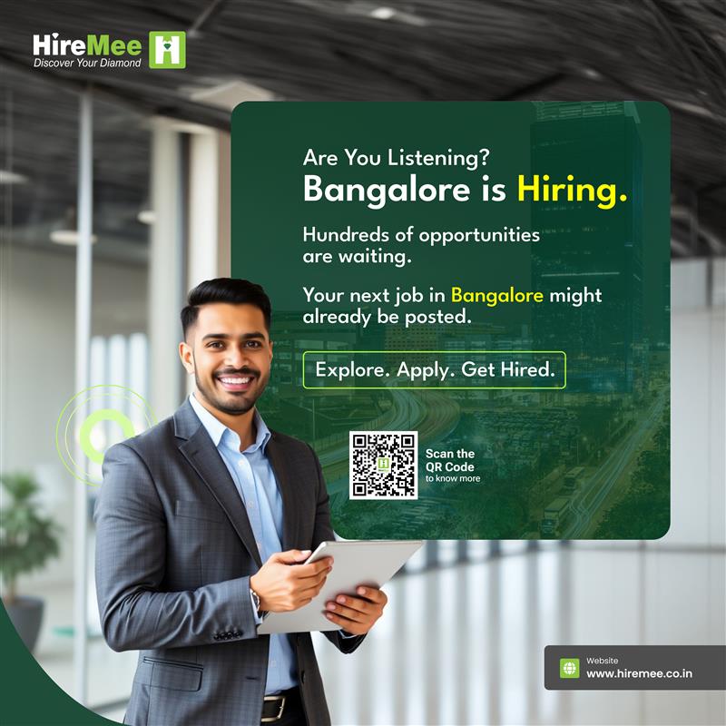Hiremeeinc's tweet image. #Bangalore wakes up every day with new ideas, new startups, and new #jobs.
The only question is, are you seeing the right #opportunities?
On #HireMee, companies across Bangalore are actively hiring for roles in tech, business, operations, sales, and more.
hiremee.co.in/jobs-in-bangal…