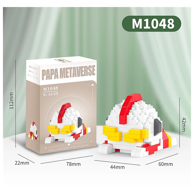 AllGoodsManual's tweet image. How to Build Ultraman - JIHUI M1049 Blocks Instructions
youtu.be/JsMyLQGFOjM
JIHUI Building Blocks PAPA METAVERSE - Ultraman M1049
Pieces : 168pcs
#Assembly #JIHUI #M1049 #METAVERSE #MicroBlock #MiniBlock #NanoBlock #PAPA #Ultraman
