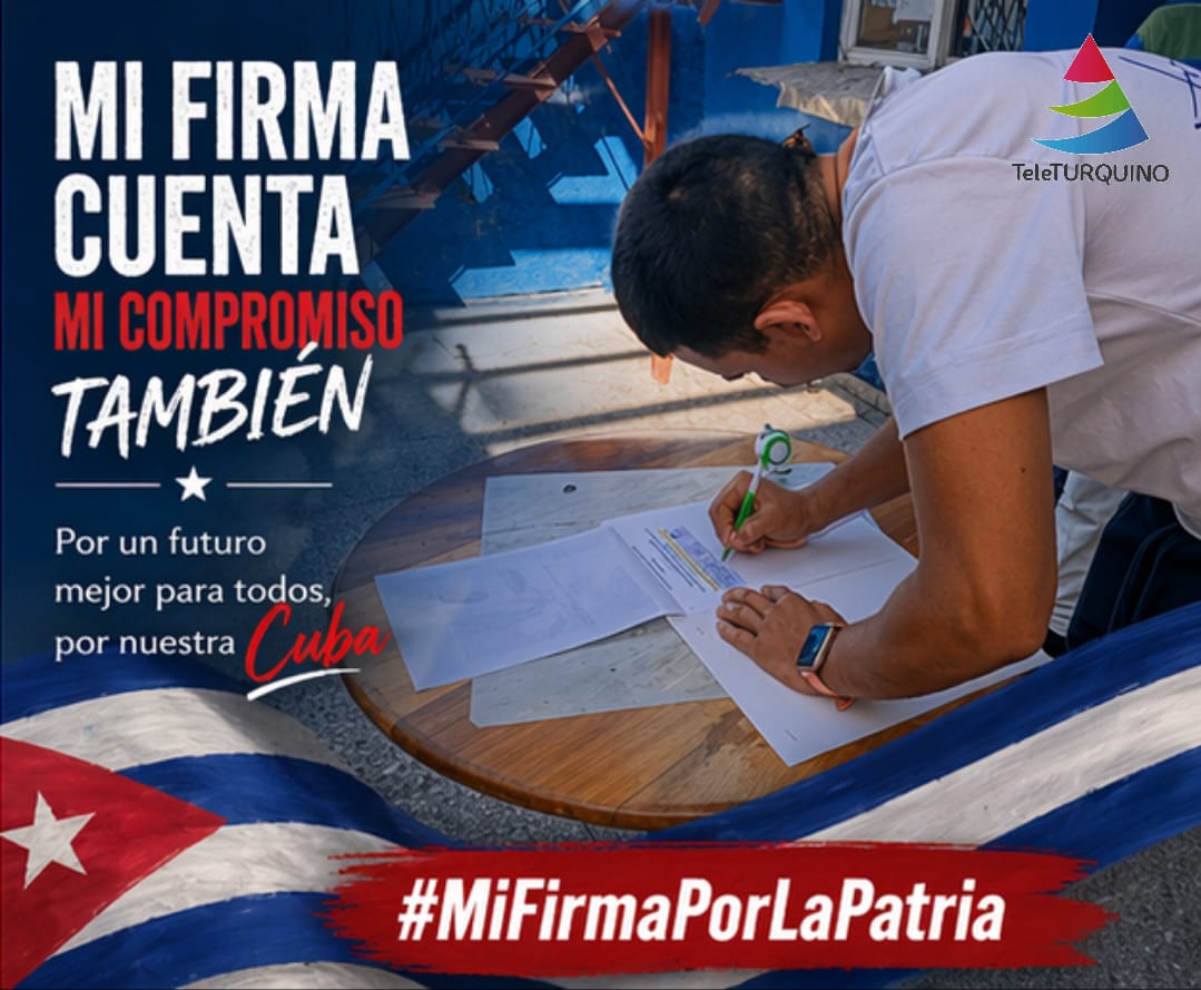 ArianGarcaRodr2's tweet photo. #MiFirmaPorLaPatria  tiene un aire solemne y abierto, invita a completar un juramento personal, un compromiso eterno de responsabilidad, unidad ,  respeto y fidelidad , es un latido de orgullo por Cuba. https://t.co/XegdjOOmAV