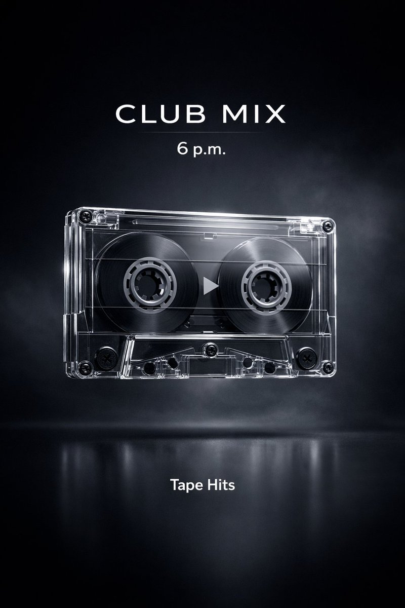 tapehits's tweet photo. Today! Club Mix on Tape Hits 
👇
https://t.co/r3T0FTi4I5

- Best 90s/00s Bangers in the Mix!
- 100+ Best Hits Only!!
- Non Stop!!!

Start: 18:00-21:00 (Berlin)

Listen here
👇
https://t.co/r3T0FTi4I5 https://t.co/2g7zeUcZSr
