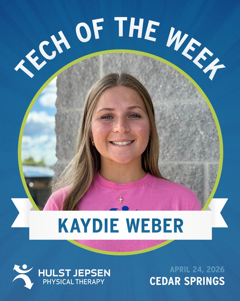 ✨Emily Smith, Tech Manager, said, “Kaydie is an outstanding tech who makes patient interactions fun. She leads by example with integrity, strong work ethic, and expertise, and has a bright future ahead.”