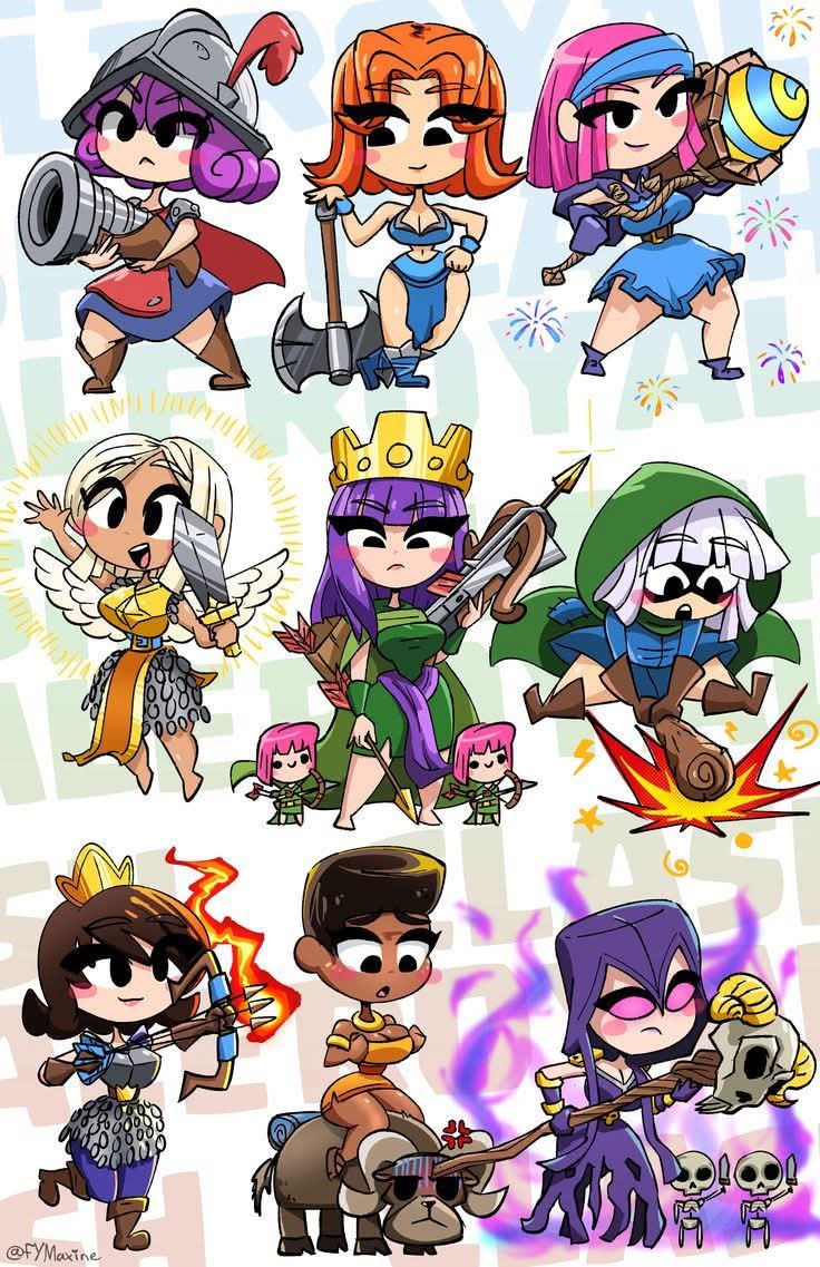 Las Chicas de Clash Royale 🥰