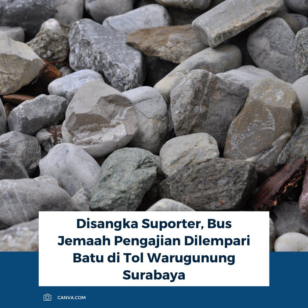 kompascom's tweet image. Bus jemaah pengajian yang menuju Bogor dilempari batu di Tol Warugunung, Surabaya, Kamis malam. Insiden terjadi karena pelaku diduga salah mengira bus sebagai rombongan suporter. 

Baca selengkapnya: surabaya.kompas.com/read/2026/04/2…

~RK #jemaah #pengajian #bogor