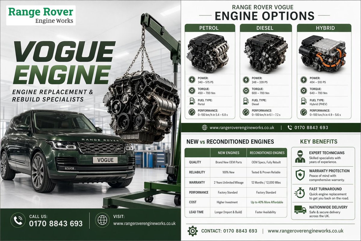 Range Rover Engine Works (@rrengineworks) / Posts / X