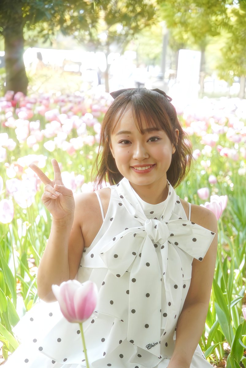 4.18 キプリスモルホォ 
個人撮影会
長谷川想乃さん🍏

緑のイメージにぴったりの場所でした😊🌱🌷
#キプリスモルホォ #260418イベント #長谷川想乃 #ソノノトライ #Hey親友 #そのかわいい