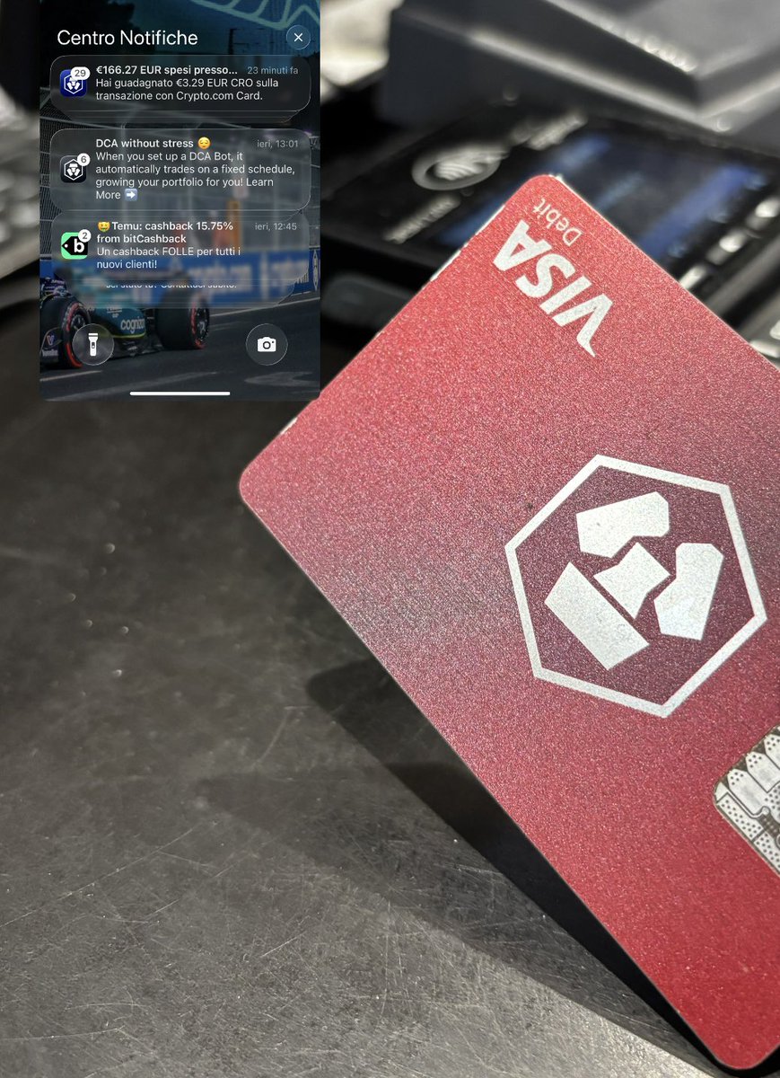 LucaTods81's tweet image. Grocery shopping just got better. 🛒✨
There is no better feeling than getting that @cryptocom notification right after a purchase. 📱🛡️
Turning daily expenses into #CRO rewards is a game-changer. This is real-world utility! 🦁🚀

#CROFam #Cryptocom #Cashback #Web3