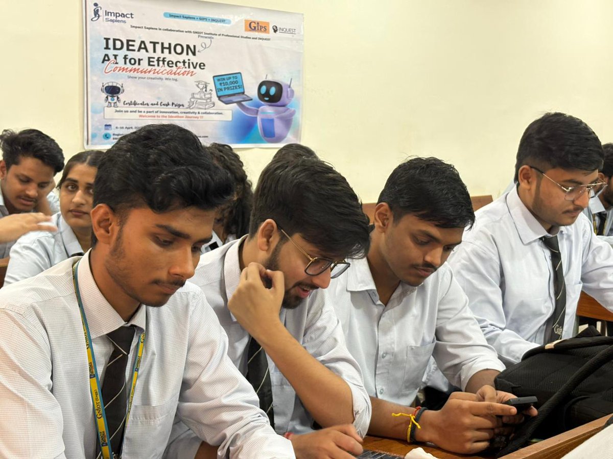 GNIOTCollege's tweet image. AI for Effective Communication program at GIPS encouraged research driven innovation hands on learning and creative ideation empowering students with future ready skills
 #AIInnovation #ResearchAndDevelopment #StudentInnovation #FutureSkills #TechInEducation