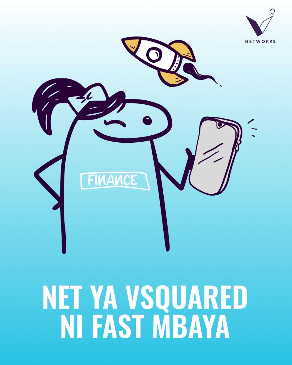 vsquared_care's tweet image. Our Mkt manager is off today for a vacation, but she said I should post something😂🤣
So, if you are looking for the best, I mean fast and reliable internet then V Squared Networks got you covered. Subscribe to our packages nipate za cabbage😉
#vsquarednetworks #funfriday #isp