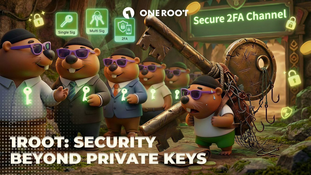 OneRoot_Wallet's tweet photo. Why did 1Root build a 2FA-enabled account abstraction wallet? 🛡️
Single private keys are no longer enough — phishing, stolen approvals, and key loss put every user at risk.
What’s your biggest fear with traditional wallets? 👇
#1Root #ERC4337 #CryptoSecurity https://t.co/SaIzfHUbb3