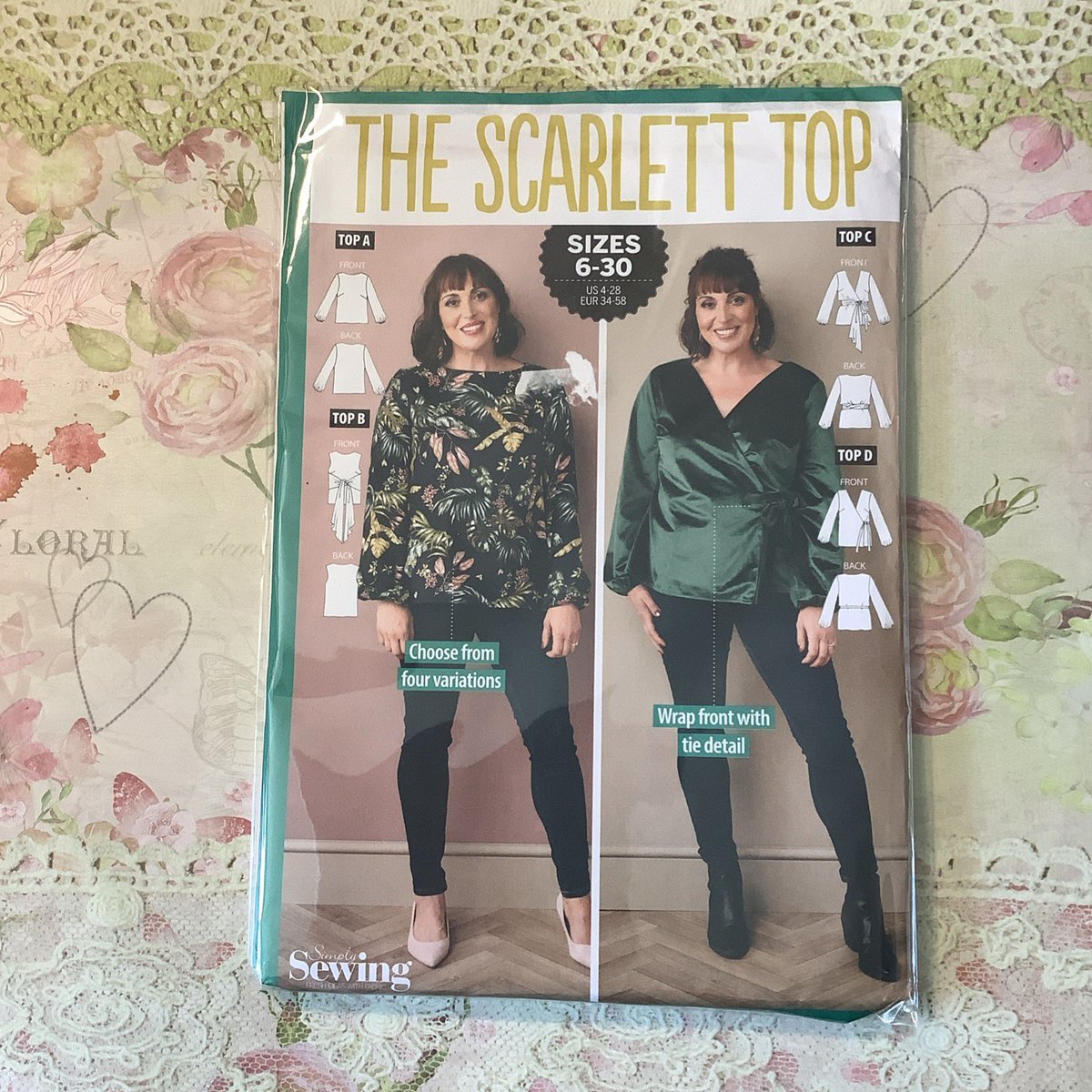 WatsonsVintage's tweet image. NEW LISTING I LOVE the flattering wrap style version. Check out UNCUT The Scarlett Top Simply Sewing Pattern - Sizes 6-30  - Wardrobe Staple Top ebay.us/m/nQK2bs #eBay via @eBay_UK #SewingPattern #WardrobeStaple #LadiesTop #FlatteringStyle