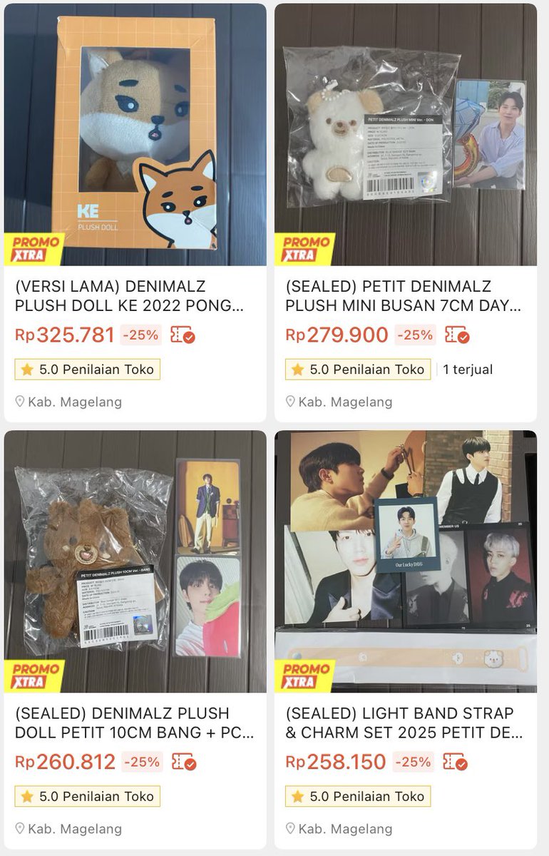 _mundeuk's tweet photo. WTS AAB DENIMALZ (SEALED) (25.4)
🇮🇩 ONLY
- Plush doll 2022 ke (ver lama)
- Petit mini busan 7cm bang don
- Petit 10cm bang 
- Light band strap &amp; charm don
- Photocard pc

t #wtsday6 @DAY6TradingINA day6 sungjin youngk wonpil dowoon lightband cover lb ring kke pongo pil https://t.co/8gA0OQ9vD2