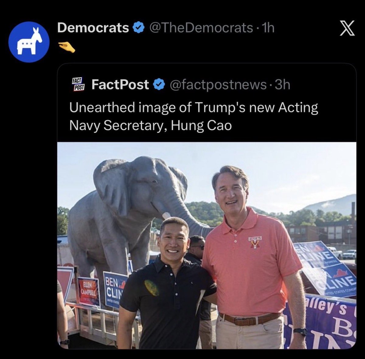 This is a racist and disgusting post by <a href="/TheDemocrats/">Democrats</a>