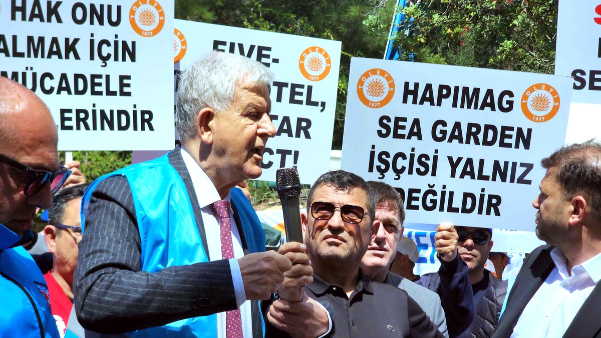 Hapimag Sea Garden Tatil Köyü’nde  grev gerginliği anterhaber.com/hapimag-sea-ga… #bodrum #tatil #turizm #yalıçiftlik #hapimag #seagarden #toleyis #grev #işçi #sözleşme #türkiş