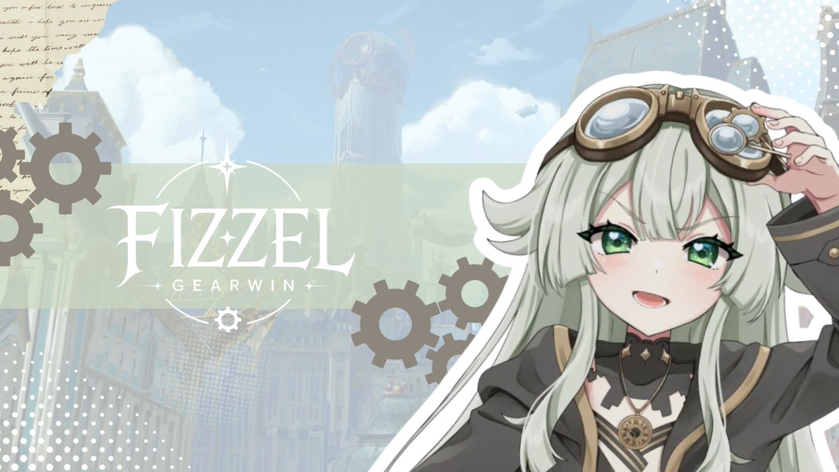 Fizz_Fix_It's tweet image. WAH! Finally got my simple Logo done //v// we are slowly moving up, guys! 

#Vtuber | #ENVtuber | #VtuberUprising