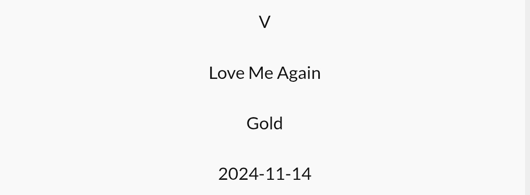 🇳🇿 Recorded Music NZ GOLD Single Certifications

Taehyung's 4 GOLD certified songs in New Zealand:
📀 Winter Ahead 🆕 
📀 FRI(END)S 🆕 
📀 Slow Dancing
📀 Love Me Again 

#V #뷔 #TAEHYUNG