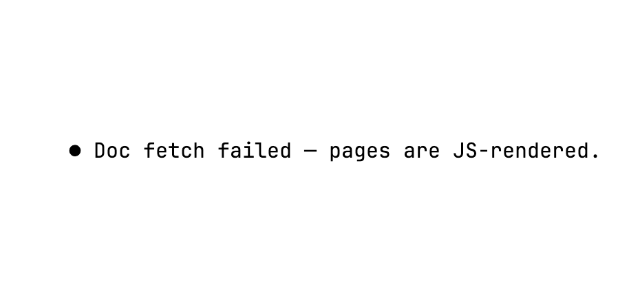 Top tip for platform success - make sure an LLM can read your API docs