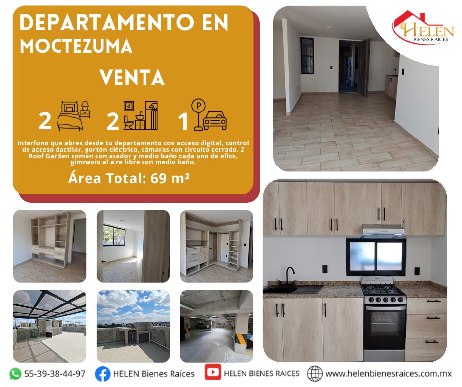 HelenBR5's tweet photo. Estrene! Amplio depto, Venustiano C. 2 rec, 2 bañ, 1 gar y Amenidades 
VENTA $2,711,260 
https://t.co/sO7CKxAHah https://t.co/kE8VCYNeH0 #departamento #NUEVO #venta #confort #familia #funcional #espacios #roofgarden #seguridad #ubicación #Moctezuma #VenustianoCarranza #CDMX https://t.co/7xjMAVD8eK