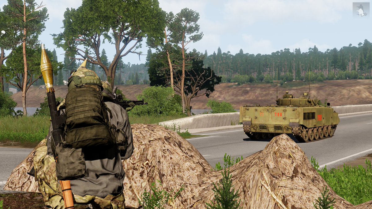 JPN_NEXT_SERVER's tweet photo. 13人でのPMCvsロシア軍シナリオでした。
BMP3の性能を最大限に活用して無事に成功しました!
#NEXTserver #Arma3 https://t.co/h73S7jkAJX