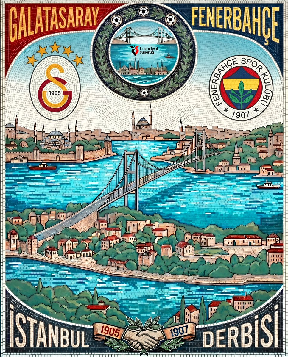 İstanbul'da Dev Derbi! 🟡🔴 | 🟡🔵

#TrendyolSüperLig | #GSvFB | #FutbolaAşığızKüfüreKarşıyız