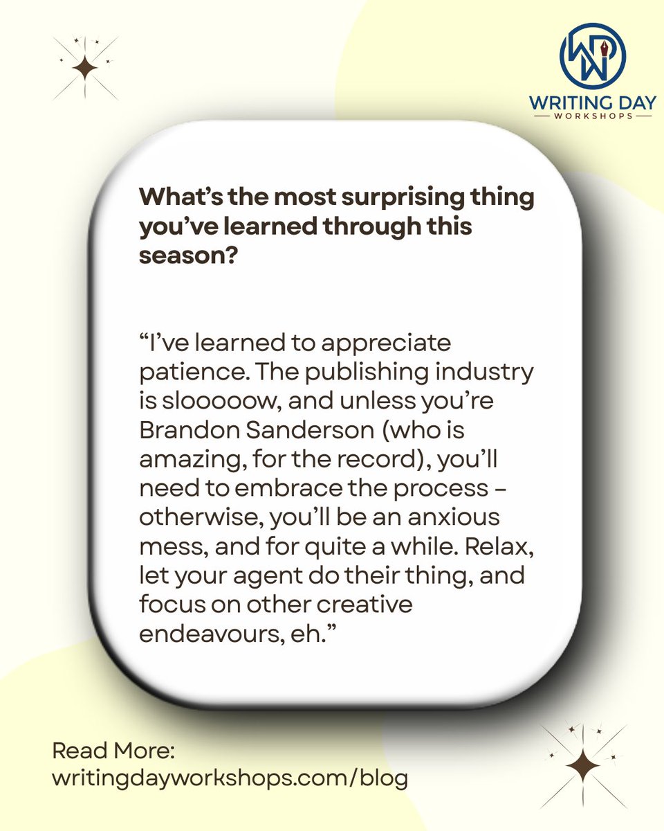 writingdaywksp's tweet image. From Short Stories to Film Awards: What Grigory Lukin Wishes He’d Told His Beginner Self About Writing

Sharing what the journey taught, and why “indefatigability” might be the only word needed.

Read more: writingdayworkshops.com/blog

#writer #writingcommunity #author