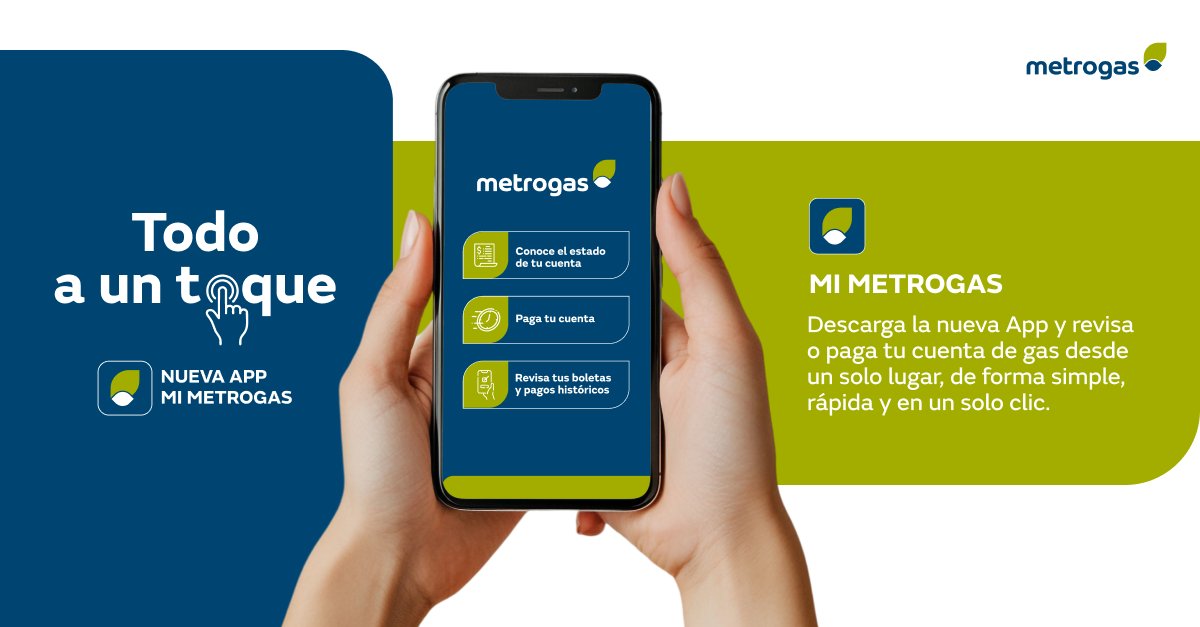 Metrogas Chile tweet media