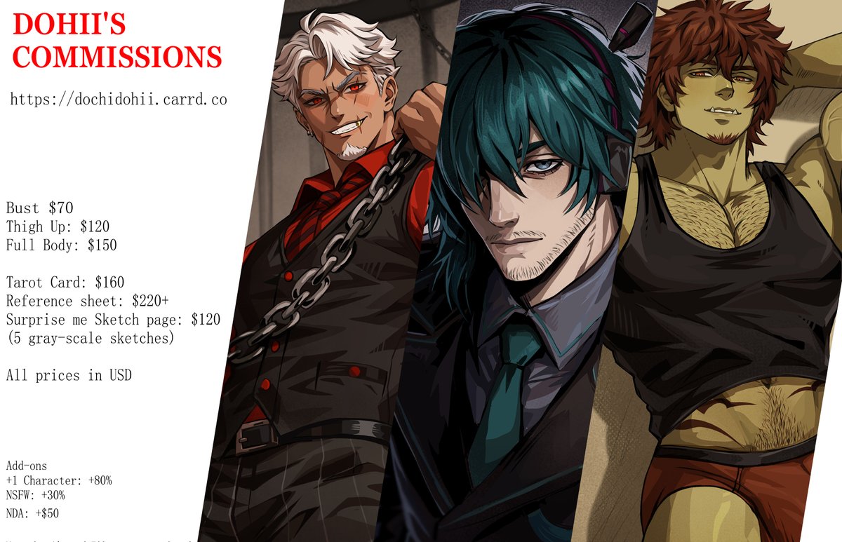 dohii_png's tweet image. I'm opening commissions! (5 slots)
DM me or check my VGen if you're interested!❤️Reposts are very appreciated! TOS and more info on my carrd ⬇️
#commissionsopen