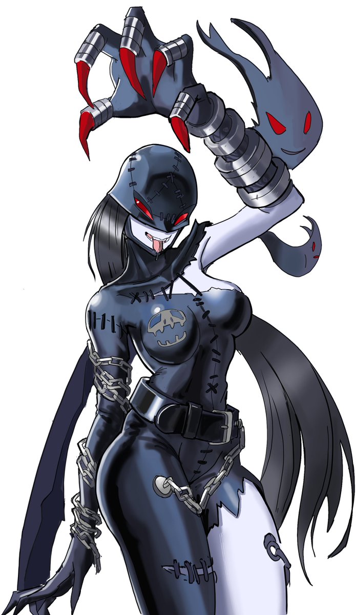 NinjaDaves's tweet image. Ladydevimon  step on me! plz  #digimon #デジモン