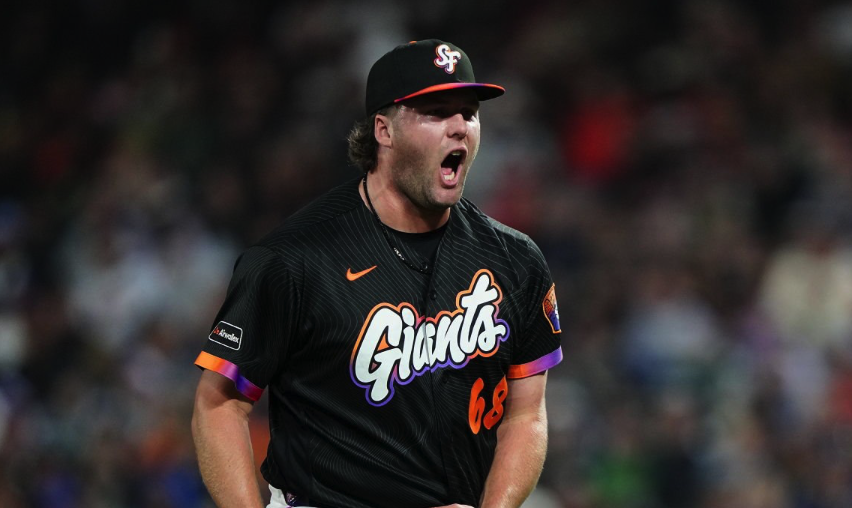 ByMMonreal's tweet photo. The #SFGiants bullpen since April 6th:

1.94 ERA (1st👀)
3.41 FIP (2nd)
1.10 WHIP (3rd)
27.3% K% (3rd)
.173 OPP AVG (1st)
.231 BABIP (2nd) https://t.co/YMbgn4IWxR