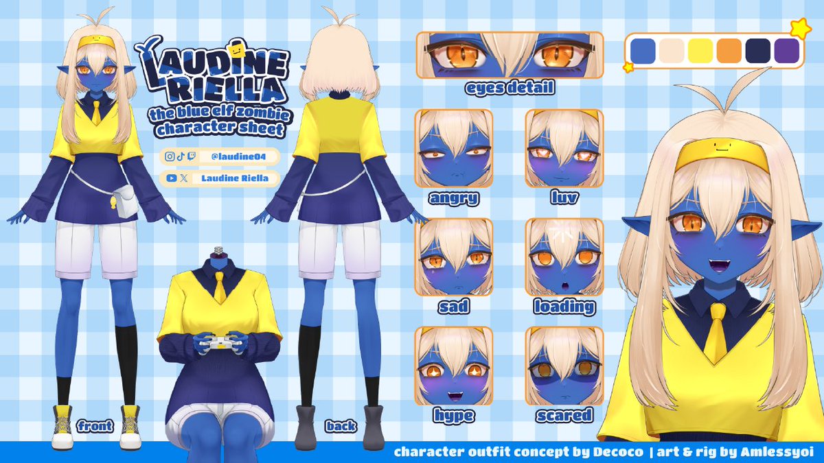 Laudine Riella | Blue Elf Zombie 💙🪦 tweet media