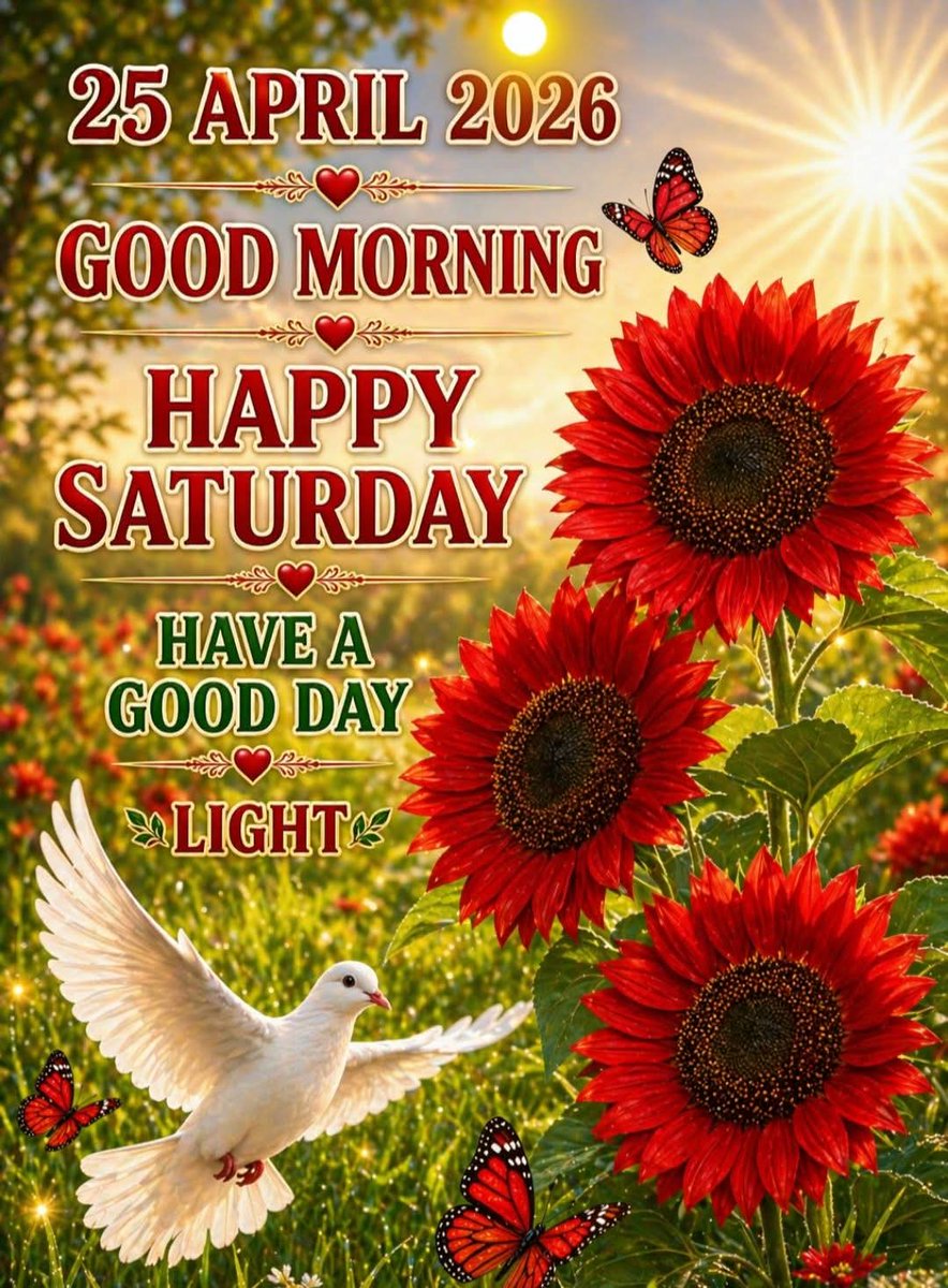 shalinigudiya's tweet image. Happy Saturday 🌹/ Good morning🌞☕/ Good Morning dear friend💐♥
#saturday 
#happysaturday #HappySaturdayToAll   
#GoodMorningEveryone