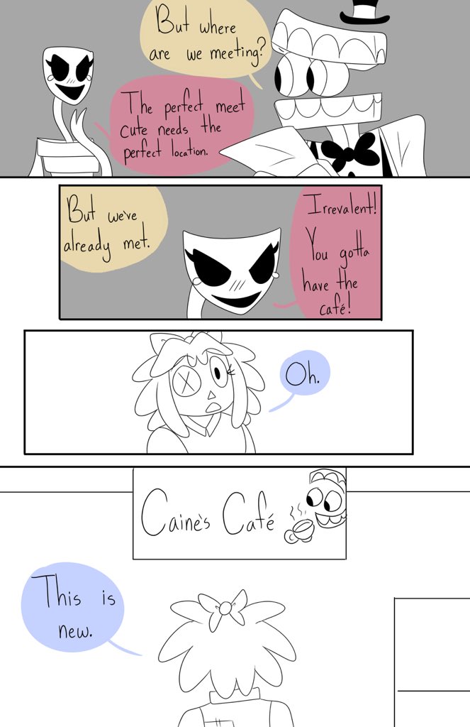 HeltheHatter's tweet image. Jealous Part 5 [1/2] #TADC #bowtie