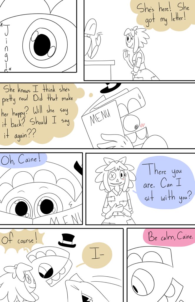 HeltheHatter's tweet image. Jealous Part 5 [1/2] #TADC #bowtie