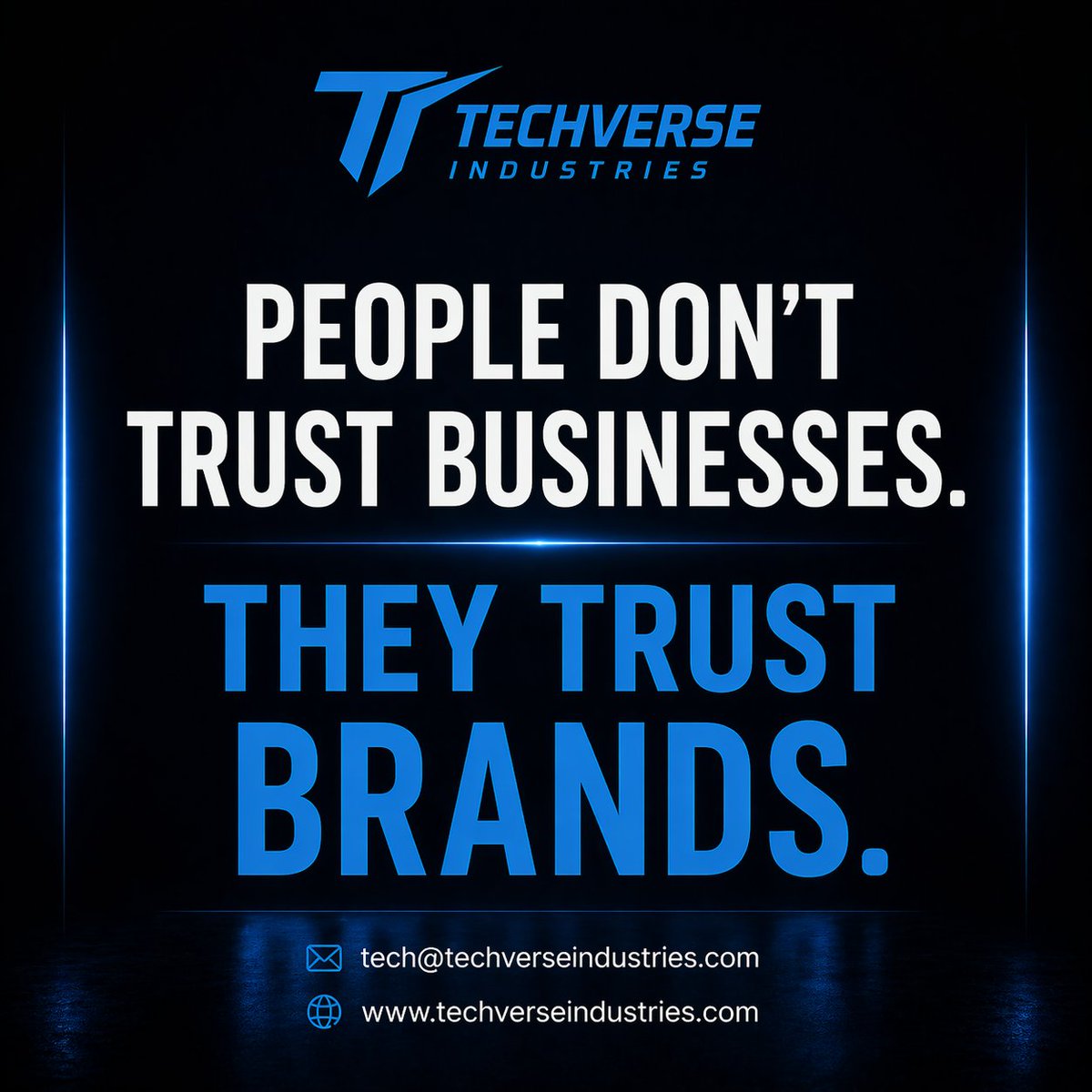 TechverseInd's tweet image. Your business doesn’t need more marketing.
It needs better branding.

Because people don’t buy from businesses..
They buy from brands they trust.

We change that.

DM “GROWTH” 🚀

#BrandingMatters #WeBuildBrands #BusinessGrowth #StartupIndia #DigitalMarketing #TechverseIndustries